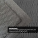 image 4 of Nicoman Dark Grey Meshmat Entrance Doormat 90cm x 60cm | Grey | Dark Grey