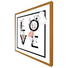 Love (Picture Frame) Brown | Oak | S