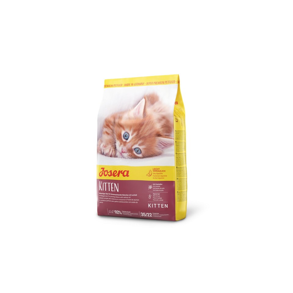 image 1 of Josera Kitten complete food | Growing kittens | Pregnant & nursing mothers | Optimal development | Omega 3 | Anti-Hairball | Gluten free | Skin & Coat | 2kg