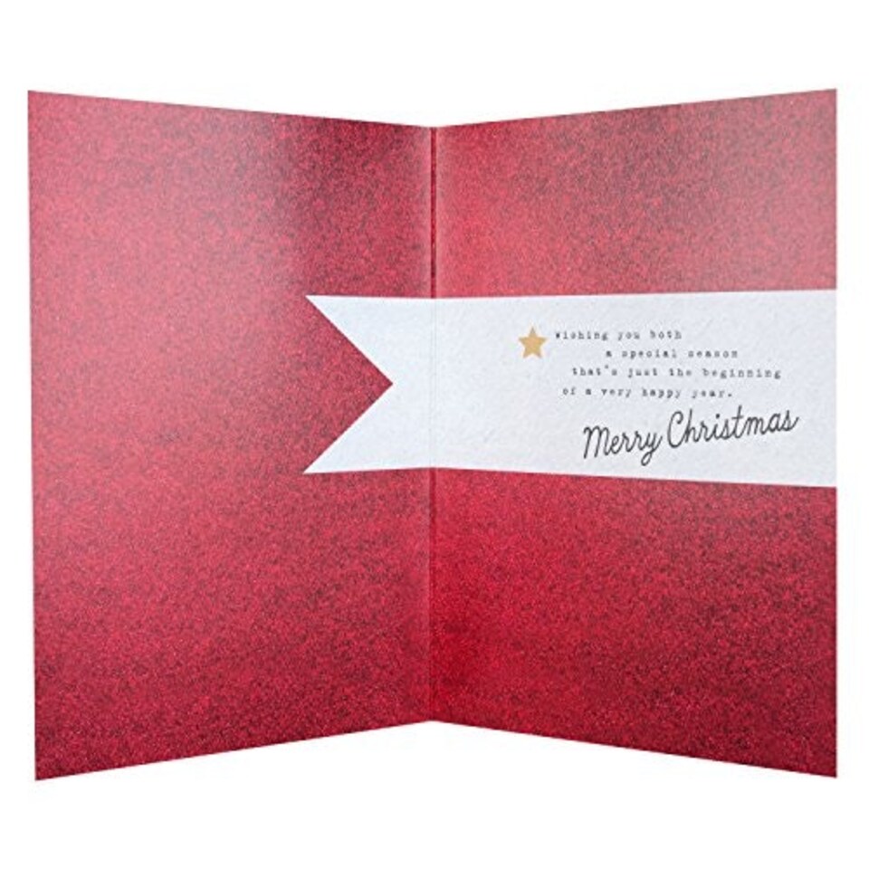 image 1 of Hallmark Mum and Dad Christmas Card 'Deck the Halls'