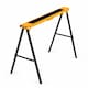 image 2 of 2x Saw DIY Garage Work Bench Carpentry Building Trestles Load 100KG | Yellow