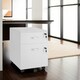 image 10 of Filing Cabinet - 2 rolling,  lockable drawers, fits A4 documents White