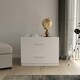 image 3 of 2-Drawers Chest Cabinet Grey | Unit Colour: Grey