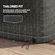 image 5 of Outsunny 235x190x90cm Large Patio Set Outdoor Garden Furniture Cover Grey