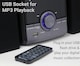 image 6 of CD Player for Home Mini Hifi System - DAB Radio with CD Player, Hi Fi music System with Bluetooth Stereo System, USB & Remote