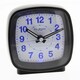 image 4 of Hometime Cushion Shape Alarm Clock Sweep/Cres Black Black