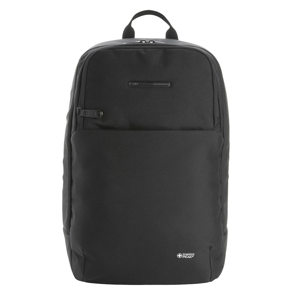 image 1 of Swiss Peak 18L Laptop Backpack - Black - One Size Black