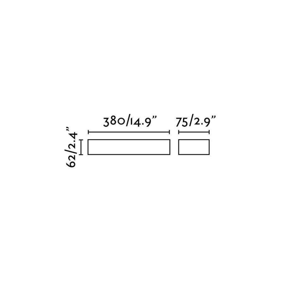 image 1 of Tacana LED Outdoor Up Down Wall Light Aluminium IP65