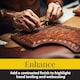 image 3 of Fiebing's Vintage Gel - Instant Antique Leather Finish Polish 8oz | Brown | Dark Brown