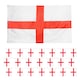image 1 of Pack of 12 Large 5ft x 3ft England Flag & Bunting Red | One Size