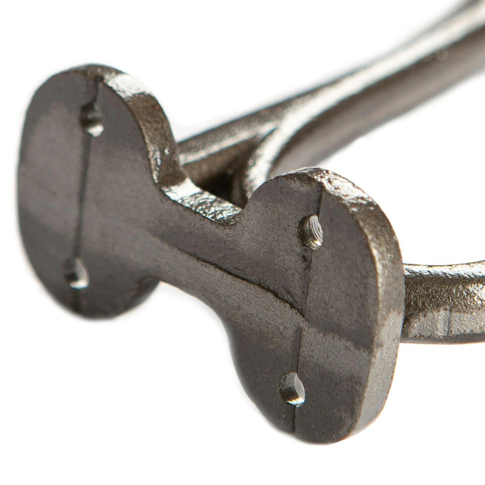 image 1 of Hammer & Tongs Flat Top Ball End Hat & Coat Hook - W35mm x H85mm - Raw