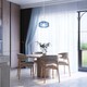 image 7 of Modern Midnight Blue Ribbed Glass Non Electric Pendant Shade with Flat Style | Blue | Midnight Blue | 1