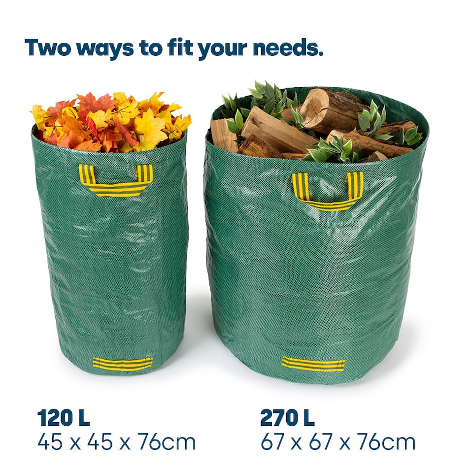 image 1 of Livivo Premium Garden Bags 120L Set of 2