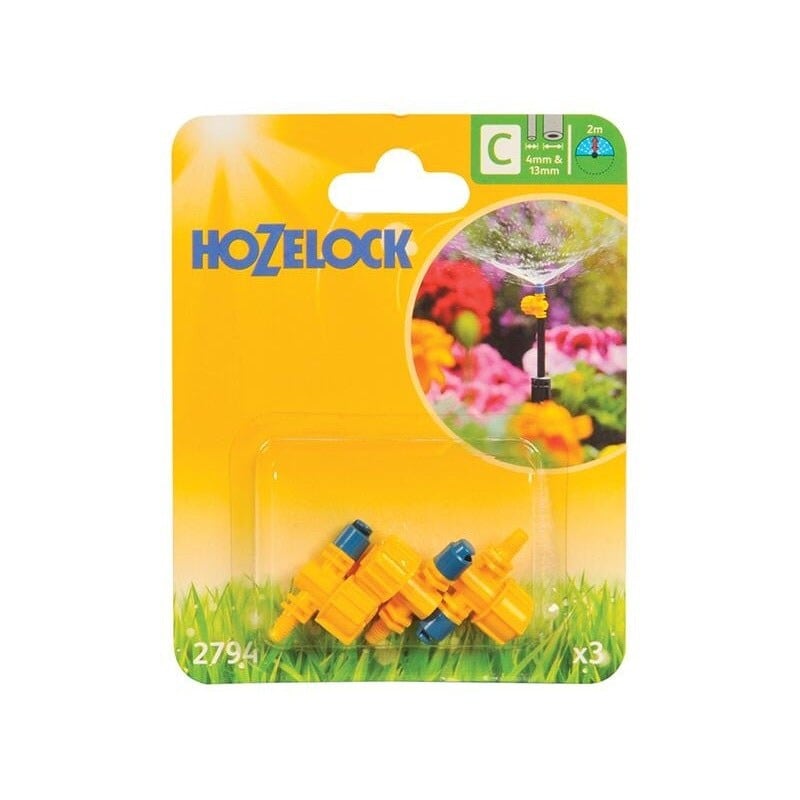 Hozelock Adjustable Micro Spray Jet - Multi Colour - 180
