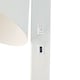 image 4 of Nordlux Wilmer Indoor Wall Light White Metal Sensor E14 USB-C - Plug In or Mains Powered , IP20 | White | White