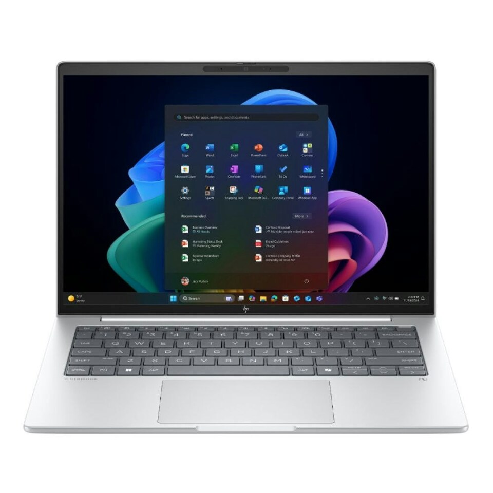 HP EliteBook 8 G1a 14 Notebook Wolf Pro Security Edition Copilot+ PC AMD Ryzen AI 7 350 24GB RAM 512GB SSD 14" WUXGA Windows 11 Pro Laptop