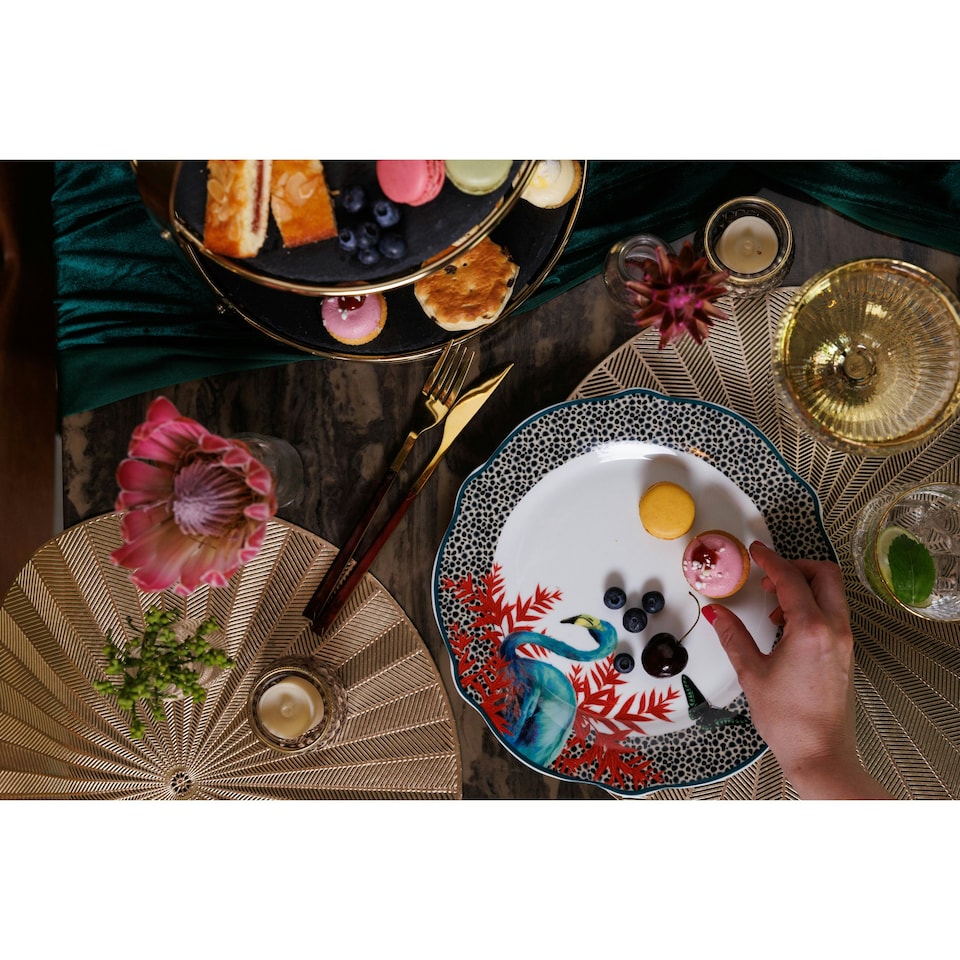 image 1 of Mikasa Dinner Plate Set Multicolour Porcelain 27cm Set of 4 Multi
