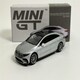 image 1 of Mercedes Benz EQS 580 4MATIC Silver Metallic RHD 1:64 Scale Mini GT MGT00508R