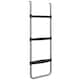image 9 of SPORTNOW 2 Steps/3 Steps Galvanised Steel Trampoline Ladder Climbing