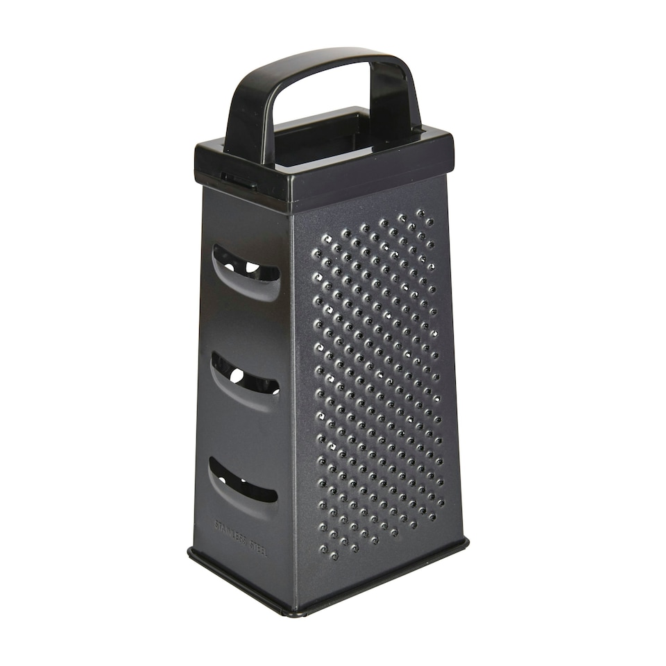 image 1 of KitchenCraft Grater Black Non-Stick 17cm