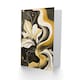 image 2 of Abstract Yellow Ochre Grey Flower Organic Her Birthday Card
