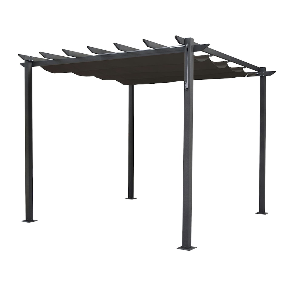image 1 of Rowlinson Latina 3x3m Canopy Grey | Grey | 1