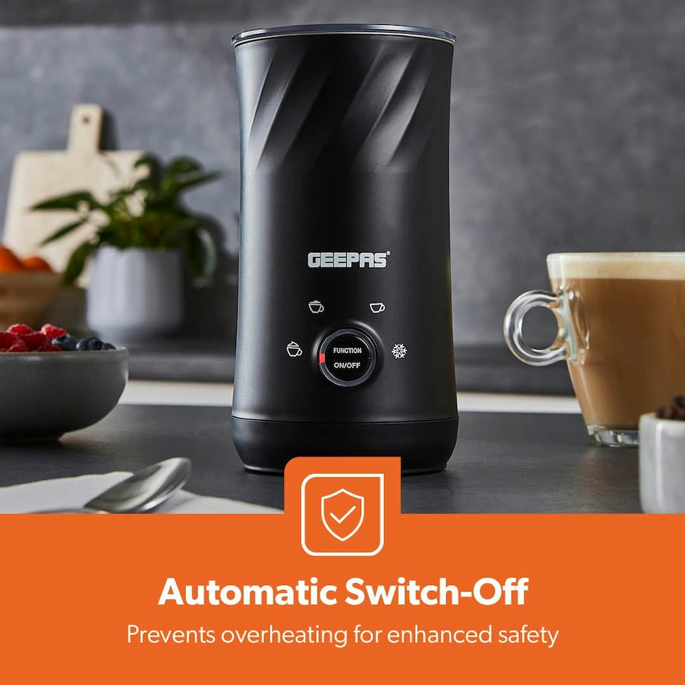 image 1 of GEEPAS 4-Setting Electric Milk Frother