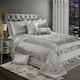 image 2 of Intimates Vera Foil Printed Quilted Bedspread Red | Red | Single