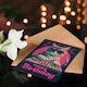 image 4 of Cat Lover DJ Decks Kitty Pink Blue Design Her Birthday Card