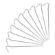 image 1 of Redwood Galvanised Steel Tent Pegs - 17cm - Silver - Pack of 10 Silver