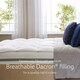 image 3 of Snuggledown Luxurious Hotel Temperature Control Mattress Topper, Medium Support, King | White | King | 1