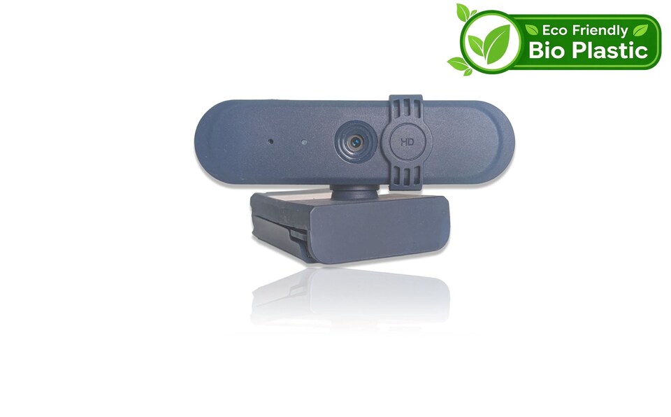 image 1 of Accuratus BIO CAM900 Webcam - Full HD USB-A 1080p Biodegradable Webcam - Woad Blue