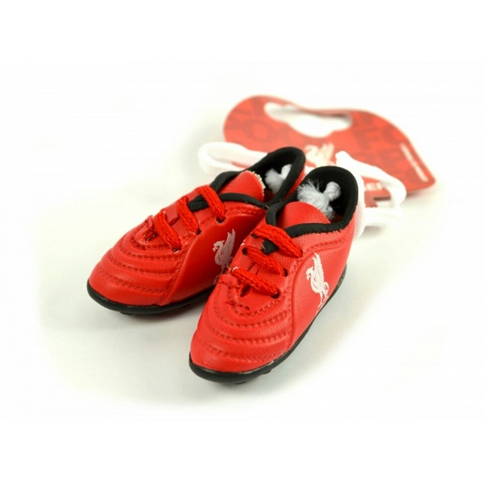 Liverpool FC Official Football Boots Car Mirror Hanger - Red/Black - One Size