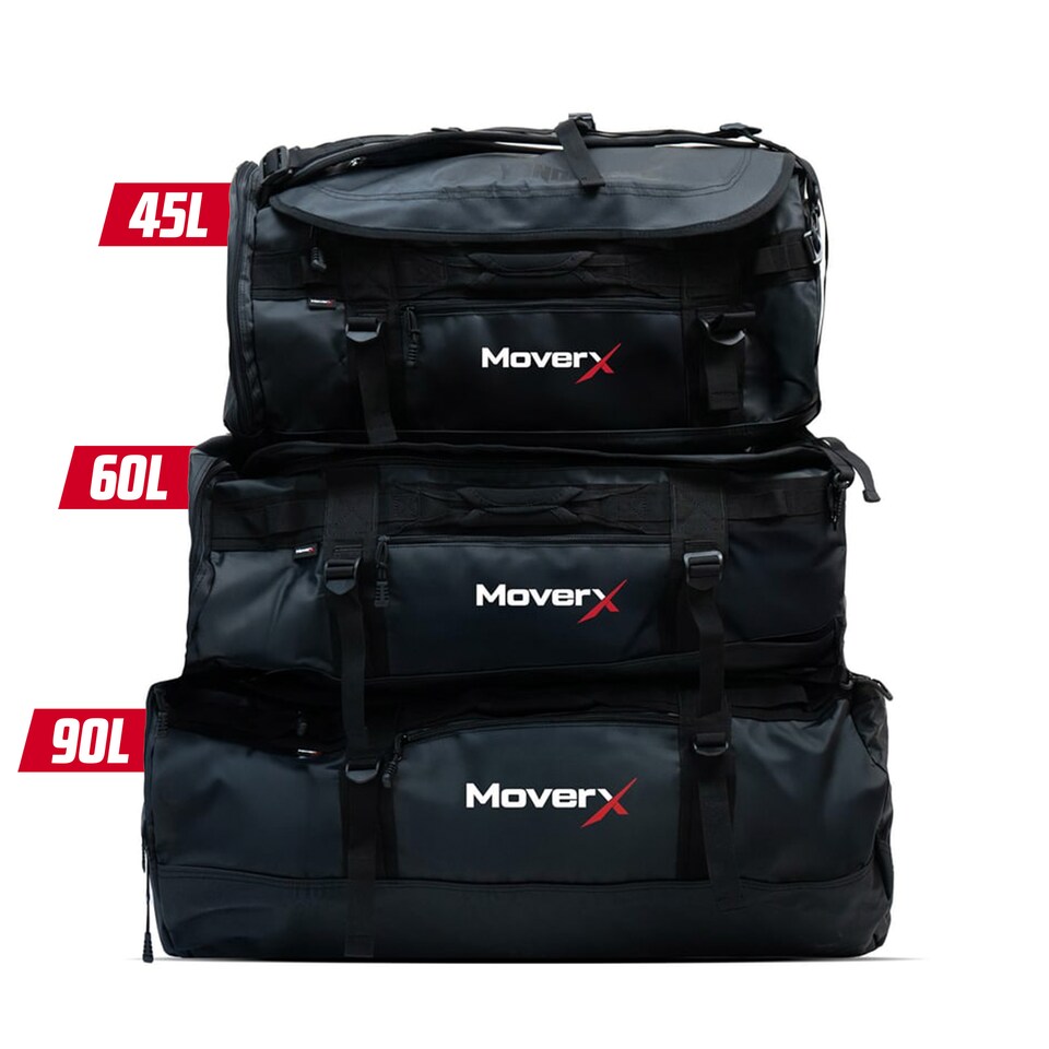 image 1 of MoverX 60L Heavy-Duty Waterproof Rucksack, Gym Bag, Duffle Bag