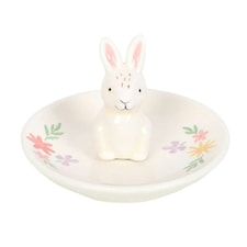 Something Different Bunny Trinket Dish - White - One Size