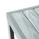 image 3 of Chester Grey Modern Metal Garden Furniture 5 Seat Corner Sofa and Coffee Table Patio Set