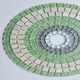 image 3 of Decorative Mosaic for Hydria Water Feature - Green