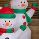 image 9 of 1.5m Light up Christmas Inflatable Snowman Family with 12 White LEDs