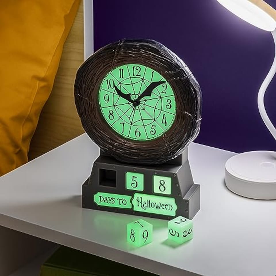 image 1 of Nightmare Before Christmas Countdown Alarm Clock | Multi
