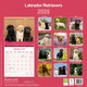 image 2 of Labrador Retrievers (Chocolate, Black, Yellow, Fox Red) 2026 Calendar | Square Wall Calendar | Dog Breed Gift | Plastic Free Packaging | by Avonside Publishing