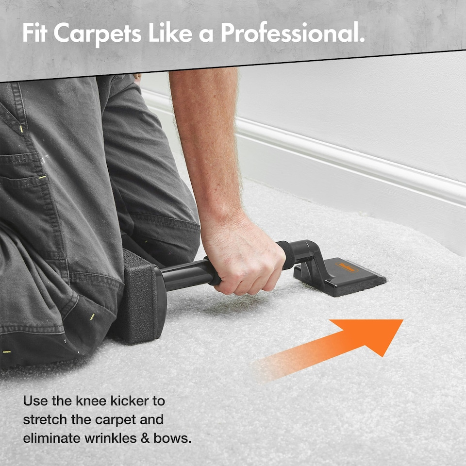 image 1 of VonHaus Carpet Stretching Kit with Knee Kicker and Accessories