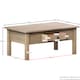 image 3 of Vida Designs Panama 1 Drawer Storage Coffee Table, Solid Pine Wood
