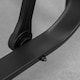 image 8 of Outsunny Outdoor Gliding Rocking Chair w/ Metal Frame for Patio, Garden, Black