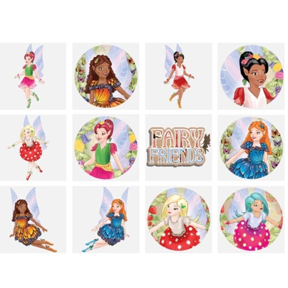 Mini Fairy Tattoo Stickers - Pack of 12