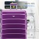 image 3 of Flight Knight 29" Extra Large Suitcase – 20kg Capacity Hard Shell Check-In Luggage with 4 Wheels  100+ Airlines Approved: Ryanair, EasyJet, Jet2, Wizz Air, BA | Purple | Purple | Large