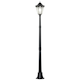image 6 of Outsunny Outdoor Solar Powered Lantern Lamp Garden Lamp Post Light Black