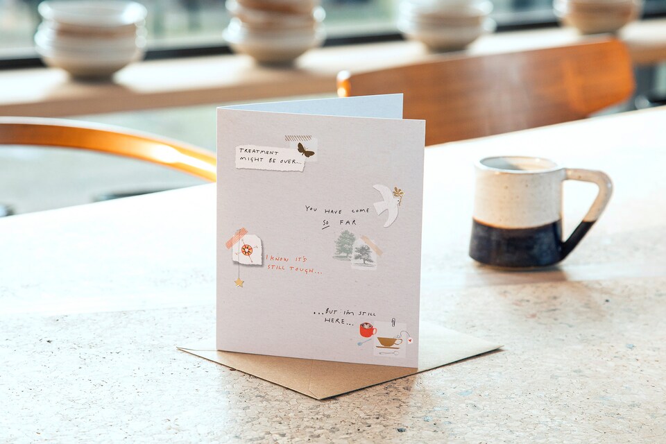 image 1 of Hallmark Maggie's - Beyond Cancer Charity Card - Treatment Completed Design