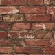 image 1 of Fine Decor Brick Wallpaper - Red - One Size Red