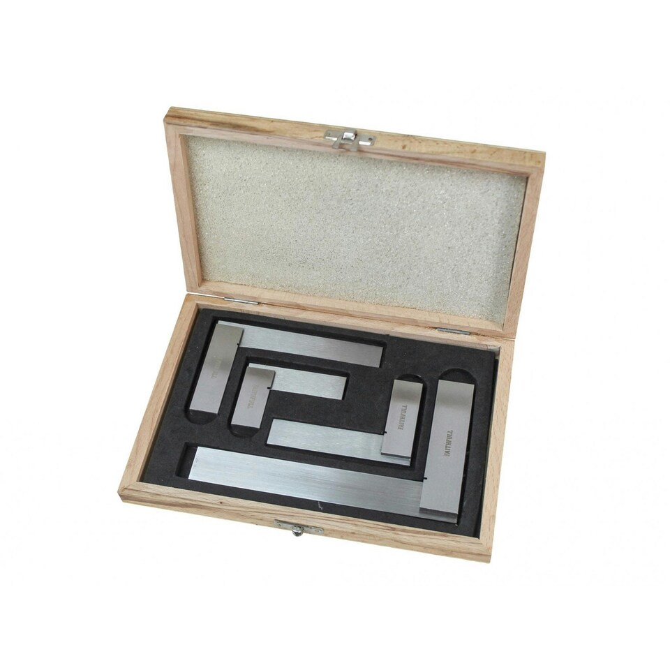 image 1 of Faithfull Engineer's Squares Set, 4 Piece - Multi Colour - One Size