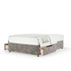 image 1 of Memory Maestro Memory Foam Silver Chenille 2 Drawer Divan Set Double